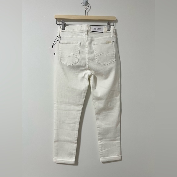 7 For All Mankind White Crop Josefina Jeans size 25 - Picture 11 of 12